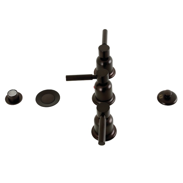 ThreeHandle Bidet Faucet, Oil Rubbed Bronze